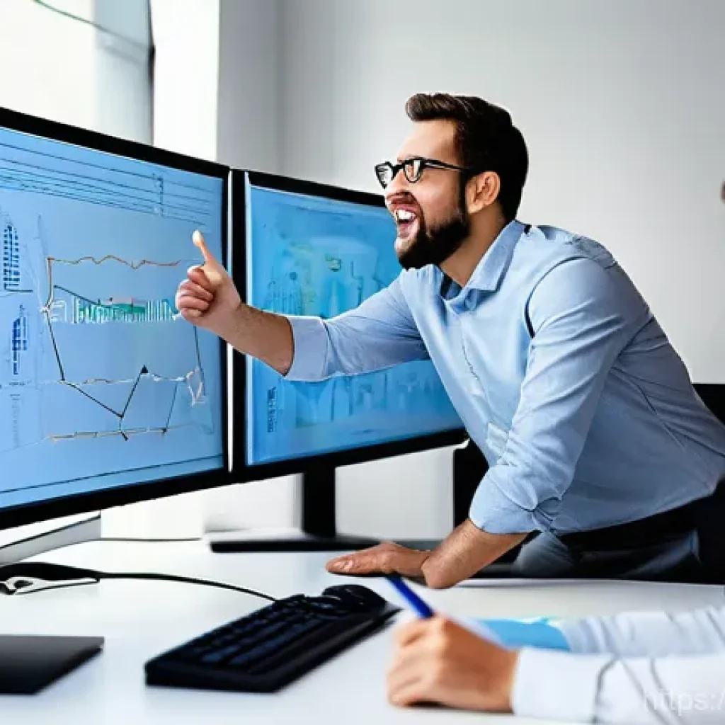 PM으로 일하며 경험하는 가장 보람 있는 순간들 - **Prompt:** A diverse team of 5-7 project managers, developers, and designers, all professionally dr...